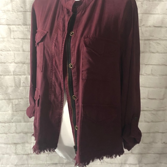 Sanctuary Plum Jacket with buttons, Size M - Picture 7 of 13